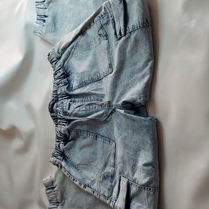 Distressed jeans